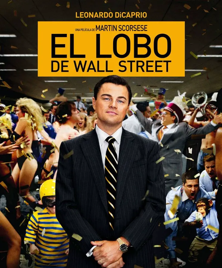 Poster de la película El lobo de Wall Street
